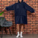 Bluzair Bluza Koc Hoodie Oversize Polska Granatowy Froster