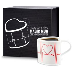 Zaskakujący Magiczny Kubek Deluxe - Moje serce bije dla Ciebie - prezent Froster