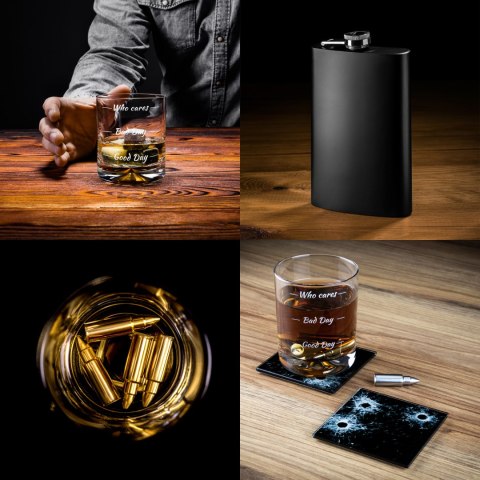Gitarowy Zestaw do Whisky who cares dla niego męża Froster Gitarowy Zestaw do Whisky who cares dla niego męża Froster