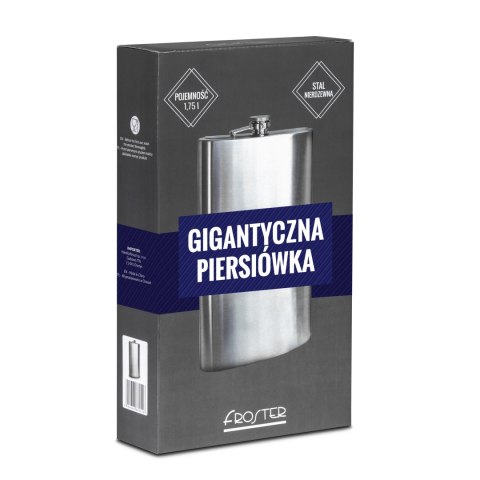 Gigantyczna Piersiówka Thirst Aid mężczyzny faceta Froster Gigantyczna Piersiówka Thirst Aid mężczyzny faceta Froster