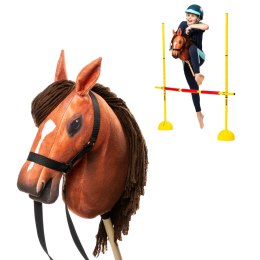 Zestaw Skippi - Hobby Horse Bursztyn i przeszkoda do skakania 135 cm Skippi