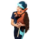 Zestaw Skippi - Hobby Horse Bursztyn i przeszkoda do skakania 135 cm Skippi