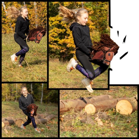 Zestaw Skippi - Hobby Horse Bursztyn i przeszkoda do skakania 135 cm Skippi Zestaw Skippi - Hobby Horse Bursztyn i przeszkoda do skakania 135 cm Skippi
