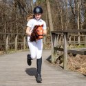 Zestaw Skippi - Hobby Horse Bursztyn i przeszkoda do skakania 135 cm Skippi