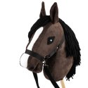 Zestaw Skippi - Hobby Horse Gniady - Derka i nauszniki - szary i brąz Skippi