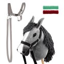 Zestaw Skippi - Hobby Horse szary i dodatkowy kantar - szary Skippi