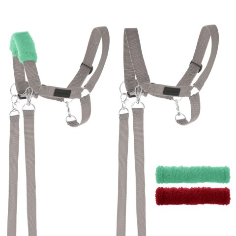Zestaw Skippi - Hobby Horse szary i dodatkowy kantar - szary Skippi Zestaw Skippi - Hobby Horse szary i dodatkowy kantar - szary Skippi