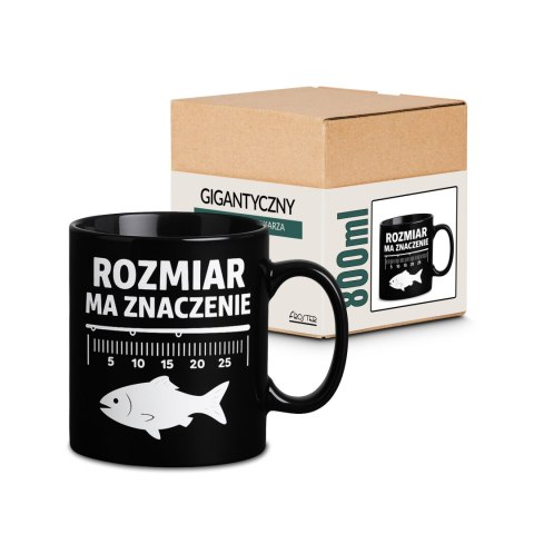 Gigantyczny Kubek dla Wędkarza - Rozmiar ma znaczenie - Prezent dla Taty Froster