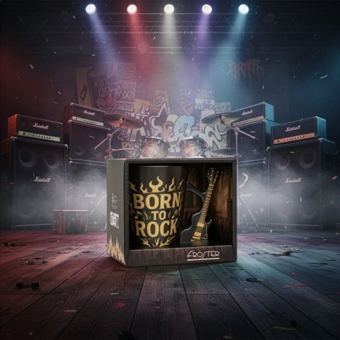 Kubek Gitara Elektryczna - Single Cut Style - dla fana rocka dla gitarzysty Froster