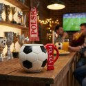 Kubek piłka z szalikiem - Polska i podkładka piłka - prezent dla kibica Sprintigo