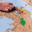 Mapa Odkrywcy Świat PL zdrapka PODRÓŻNIKA prezent Froster
