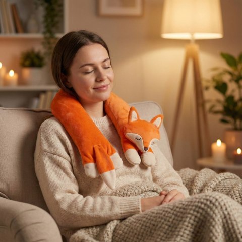 Sensonis Przytulanka Obciążeniowa Lisek - regulacja wagi, funkcja grzania Sensonis