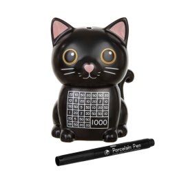 Skarbonka wykreślana Kotek - uczy oszczedzania motywuje - wyzwanie cel 1000 Froster