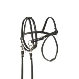 Skippi Ogłowie dla Hobby Horse - wodze, wędzidło, ekoskóra - czarne Skippi