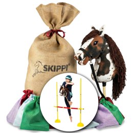 Worek prezentowy Hobby Horse Skippi z koniem gniado - srokatym i przeszkodą Skippi