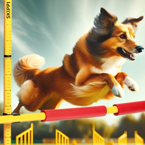 Worek prezentowy Hobby Horse Skippi z koniem gniado - srokatym i przeszkodą Skippi