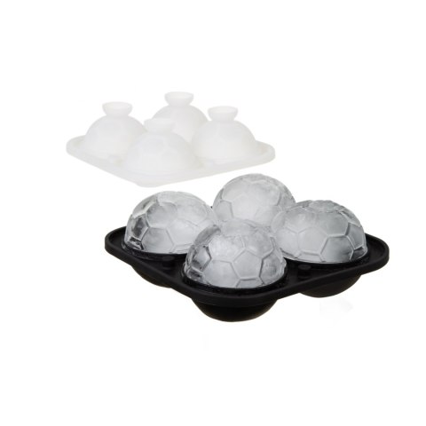 Zestaw Kibica - szklanka do whisky z piłką i forma do lodu piłki Froster