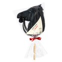 Zestaw Skippi - Hobby Horse Czarny i przeszkoda do skakania 135 cm Skippi