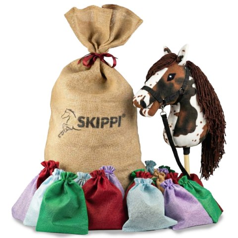 Zestaw Świąteczny Hobby Horse - The Best of Skippi - gniado-srokaty Skippi